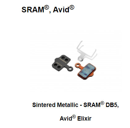 Pad Sintered SRAM B5 CicA22TH1221.02
